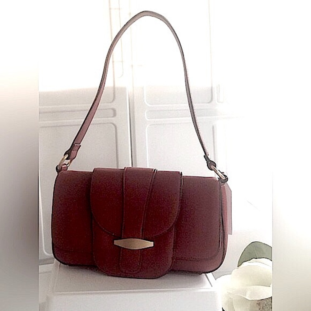 Brand New -Time & Tru-Faux Leather - Shoulder Handbag